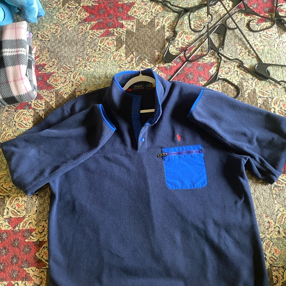 Polo Ralph Lauren Blue Fleece Pullover